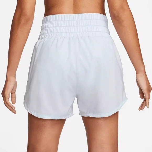 Nike One Women's Dri-FIT Ultra High-Waisted 3" Brief-Lined Shorts Armori Blue XL - Picture 2 of 7